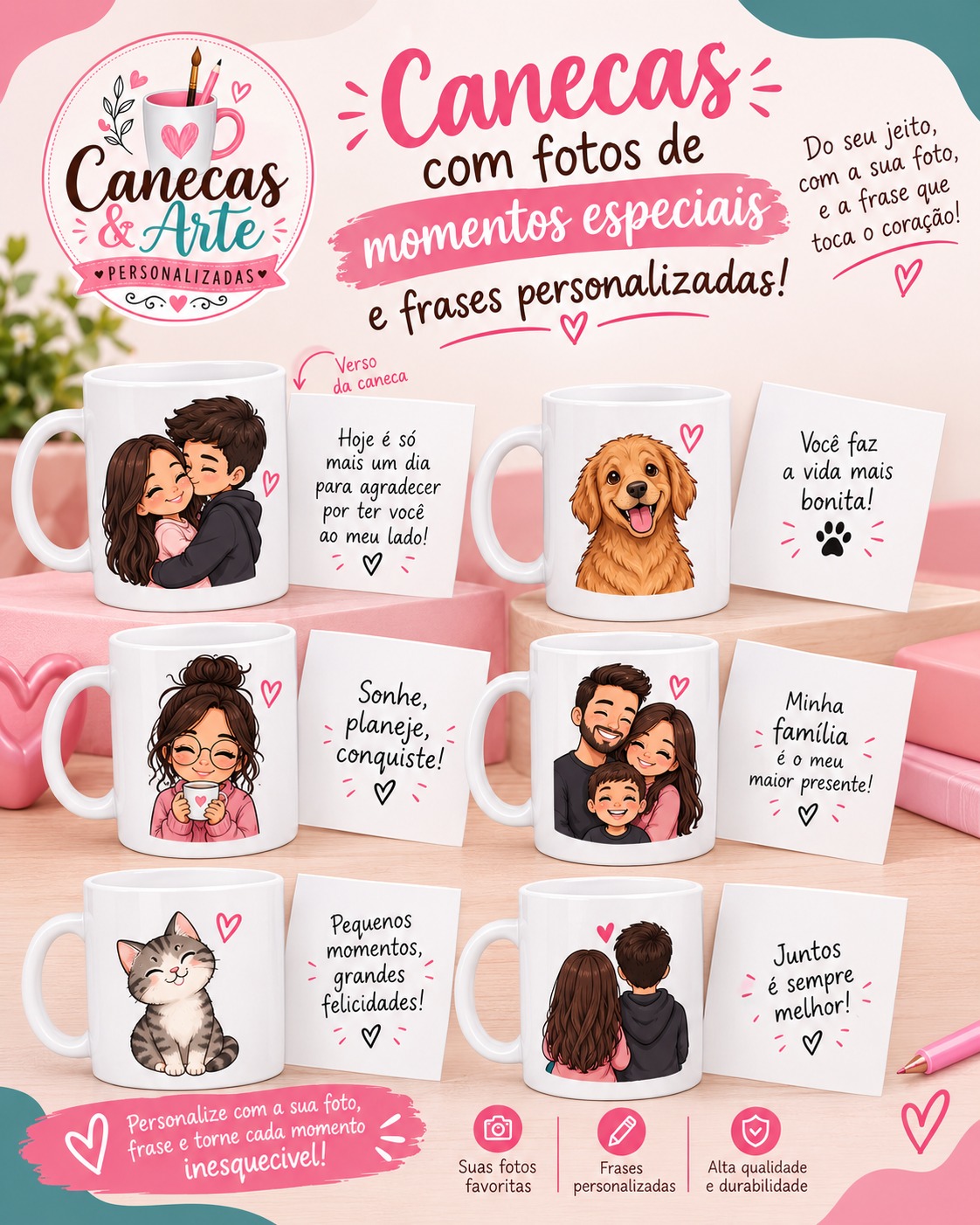 Lembrança afetiva personalizada